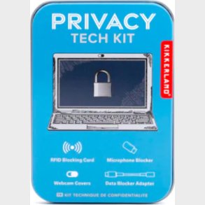 Kikkerland - 2 Webcam Covers, Rfid-, Mic- Og Datablocker Kit