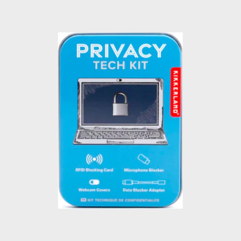 Kikkerland - 2 Webcam Covers, Rfid-, Mic- Og Datablocker Kit