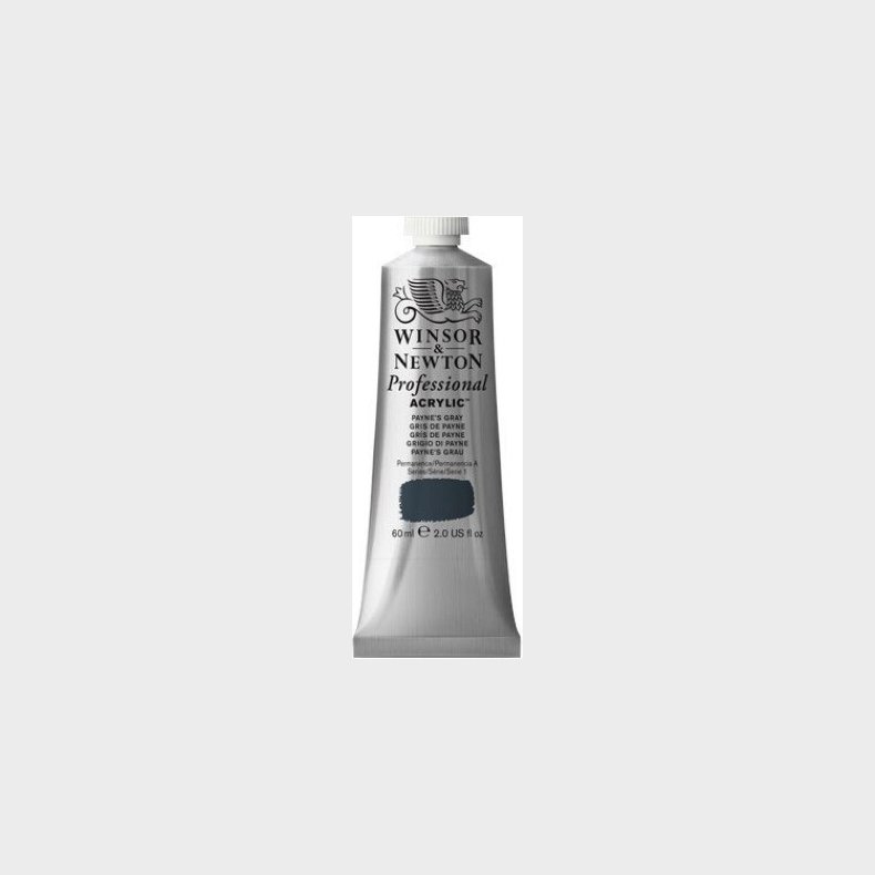 Winsor & Newton - Akrylmaling - Payne's Grey 60 Ml