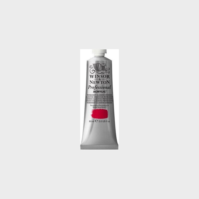 Winsor & Newton - Akrylmaling - Permanent Alizarin Crimson 60 Ml