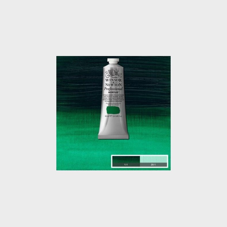 Winsor & Newton - Akrylmaling - Phthalo Green Yellow Shade 60 Ml