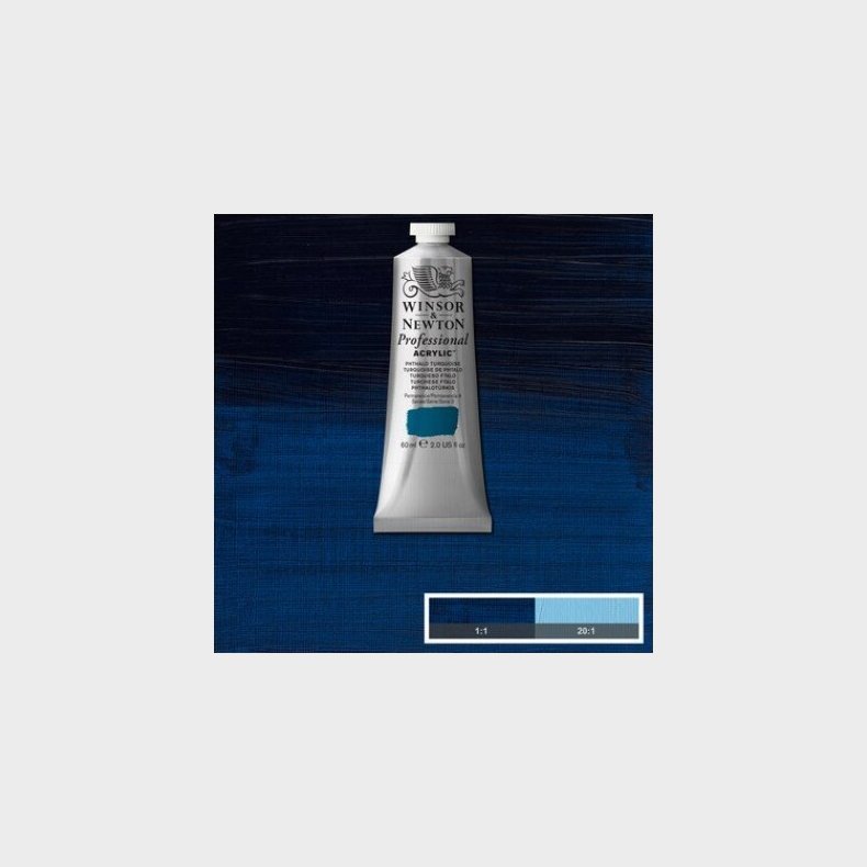 Winsor & Newton - Akrylmaling - Phthalo Turquoise 60 Ml
