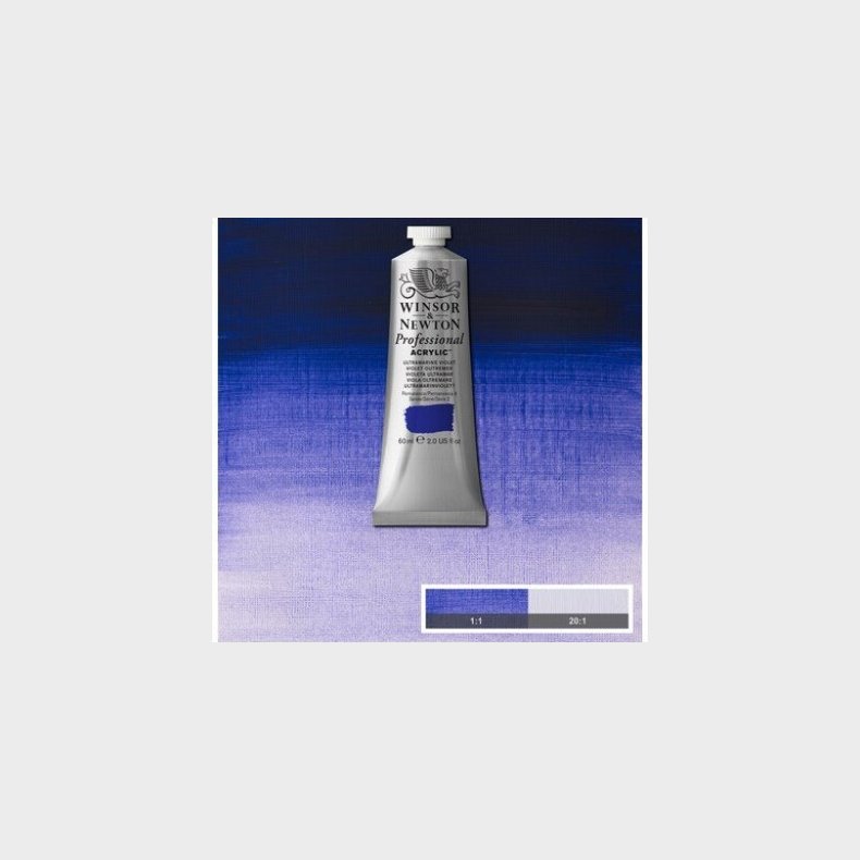 Winsor & Newton - Galeria Akrylmaling - Ultramarine Violet 60 Ml