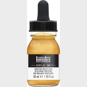 Liquitex - Acrylic Ink Blk - Iridescent Bright Gold 30 Ml