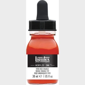 Liquitex - Acrylic Ink Blk - Vivid Red Orange 30 Ml