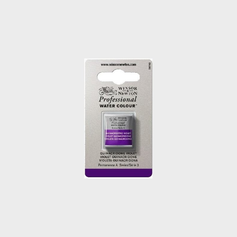 Winsor & Newton - Akvarelfarve 1/2 Pan - Quinacridone Violet