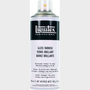 Liquitex - Gloss Varnish Spray - Blank Lak - 400 Ml