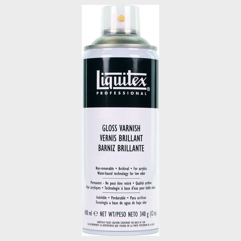 Liquitex - Gloss Varnish Spray - Blank Lak - 400 Ml