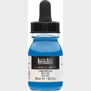 Liquitex - Acrylic Ink Blk - Fluorescent Blue 30 Ml
