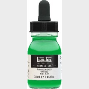 Liquitex - Acrylic Ink Blk - Fluorescent Green 30 Ml