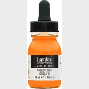 Liquitex - Acrylic Ink Blk - Fluorescent Orange 30 Ml