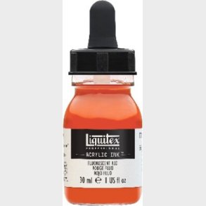 Liquitex - Acrylic Ink Bl�k - Fluorescent Red 30 Ml