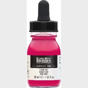 Liquitex - Acrylic Ink Blk - Rubine Red 30 Ml