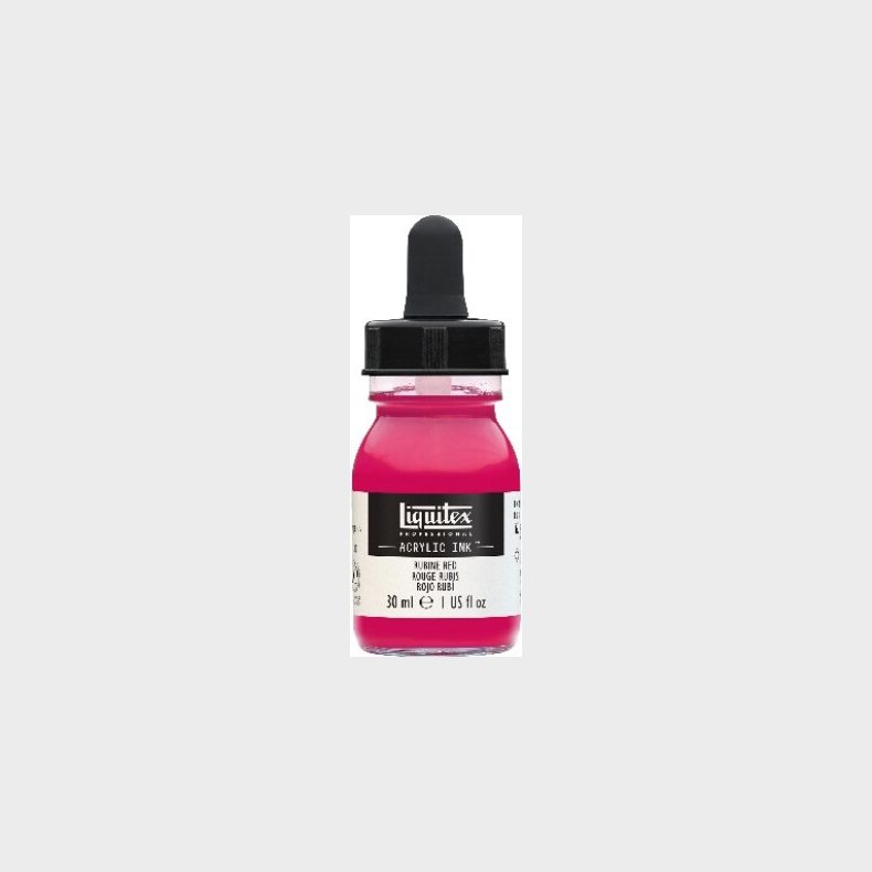 Liquitex - Acrylic Ink Blk - Rubine Red 30 Ml
