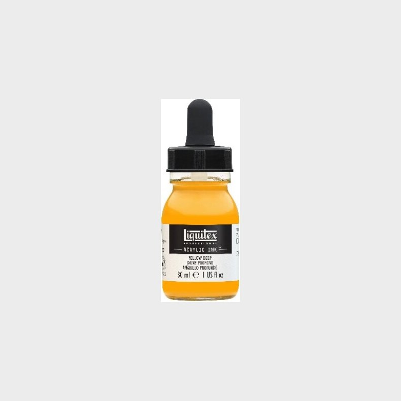 Liquitex - Acrylic Ink Blk - Yellow Deep 30 Ml
