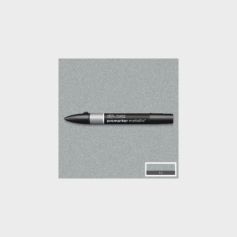 Winsor & Newton - Promarker Tusch - Metallic S�lv