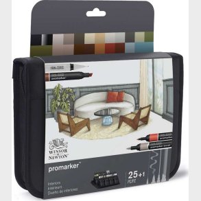 Winsor & Newton - Promarker St - Interiors - 26 Stk