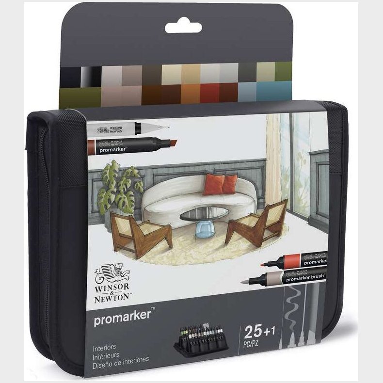 Winsor & Newton - Promarker St - Interiors - 26 Stk
