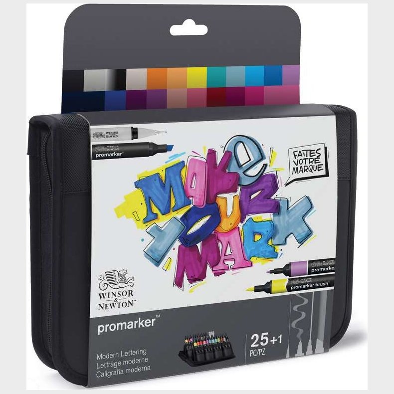 Winsor & Newton - Promarker St - Modern Lettering - 26 Stk