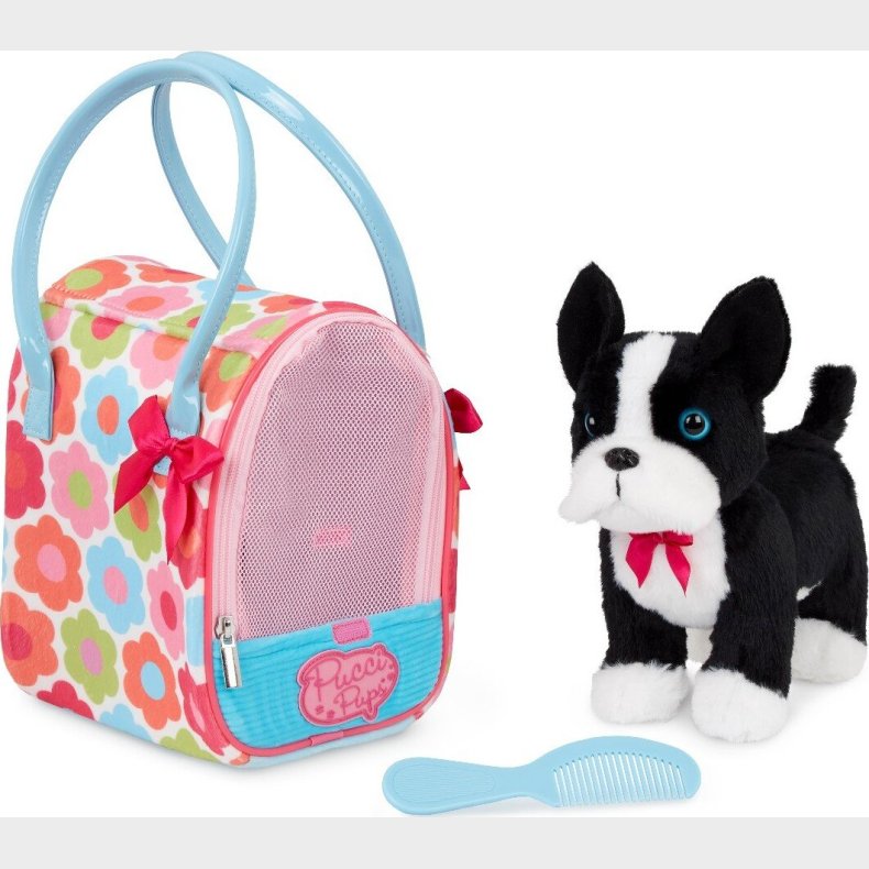 Pucci Pups - Pucci Hund I Blomstret Taske