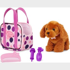 Pucci Pups - Pucci Hund Bamse I Prikket Taske