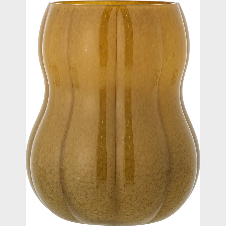 Creative Collection - Pumpkin Vase - Brun - Glas - H 20 Cm