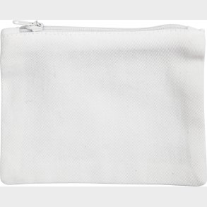 Pung - Hvid - Bomuld - 9x12 Cm