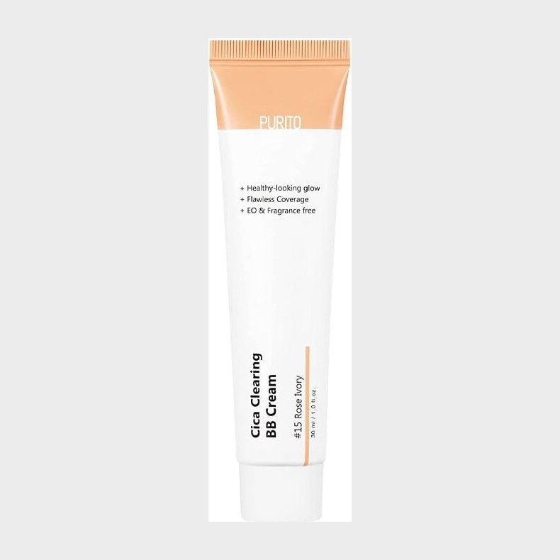 Purito Seoul - Cica Clearing Bb Cream - Rose Ivory - 30 Ml