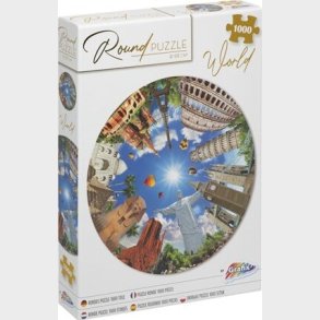 Sev�rdigheder I Verden - Rundt Puslespil - 1000 Brikker