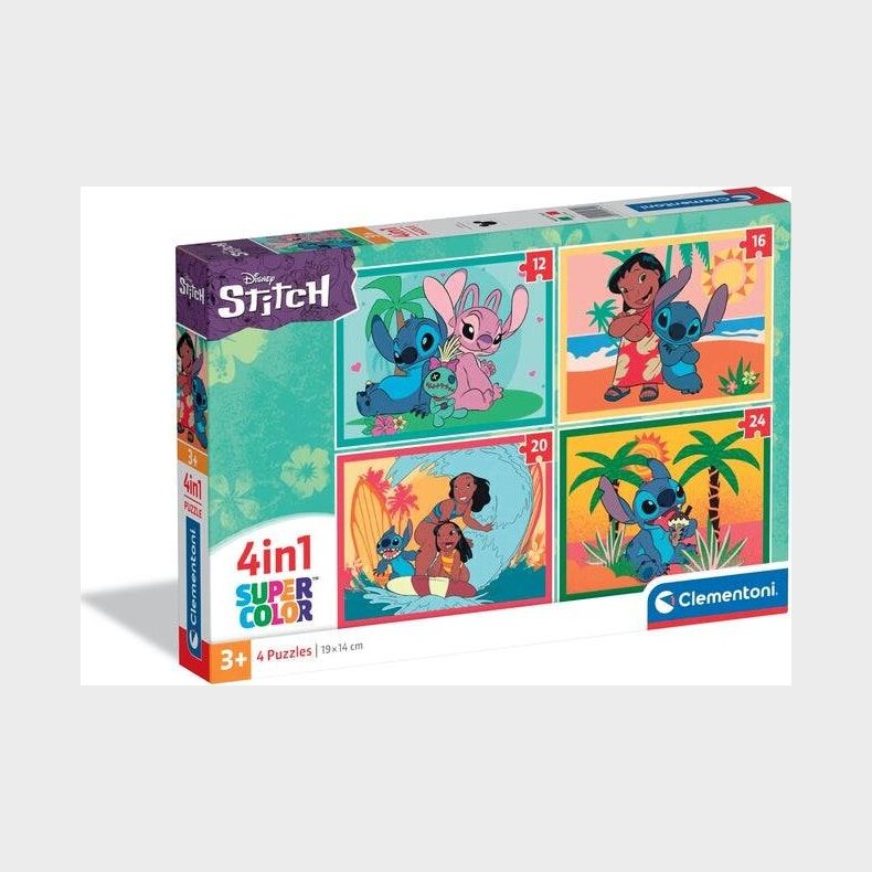 Puslespil 4-i-1 Stitch