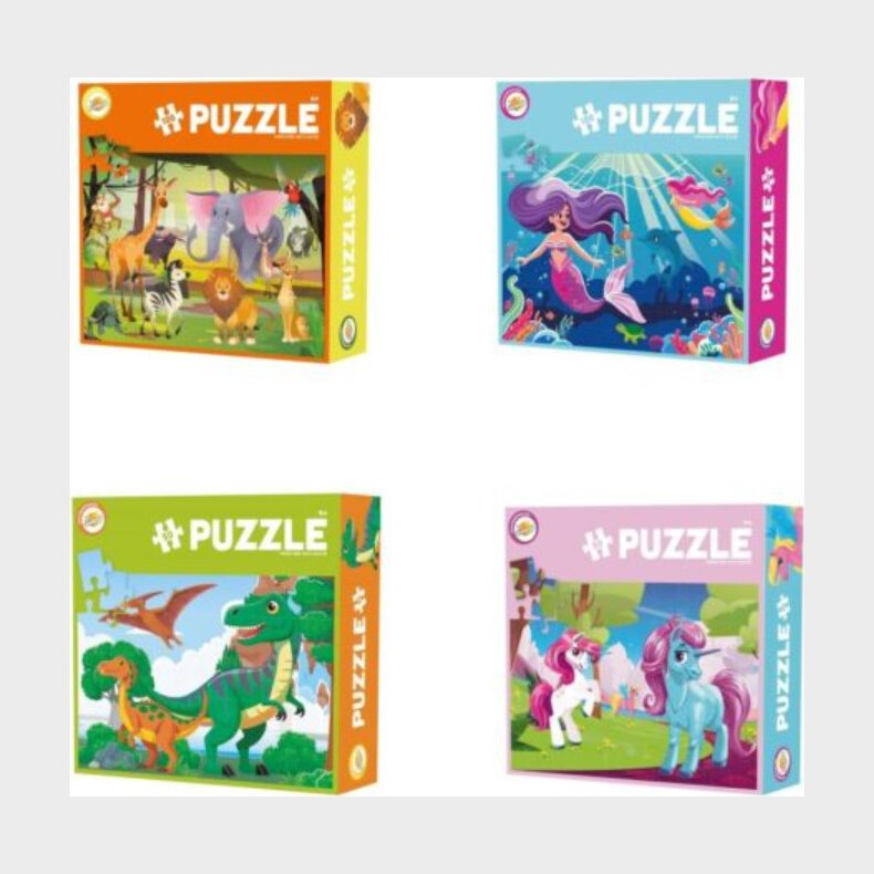 Puslespil 50 Eller 100 Brikker Assorterede