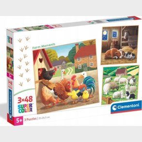 Puslespil Bondegrd - 3x48 Brikker