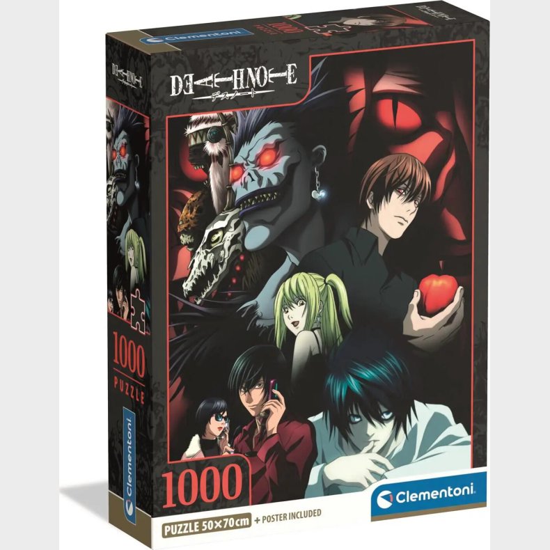 Puslespil Death Note 2025 - 1000 Brikker