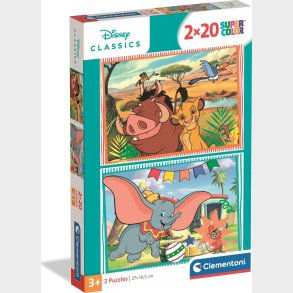 Puslespil Disney Classic 2026 - 2x20 Brikker