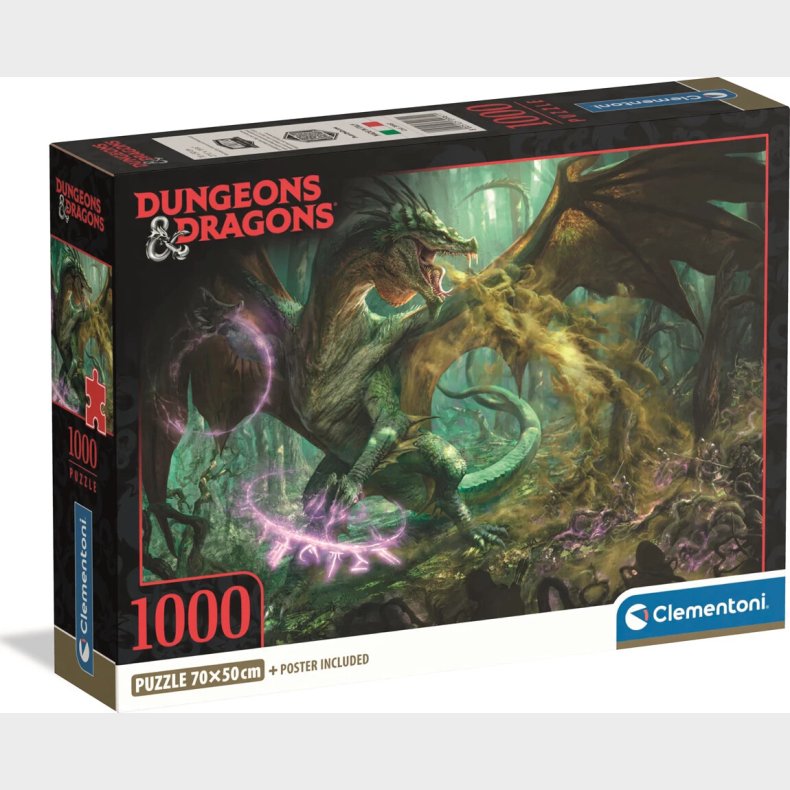 Puslespil Dungeons&dragons - Comp - 1000 Brikker