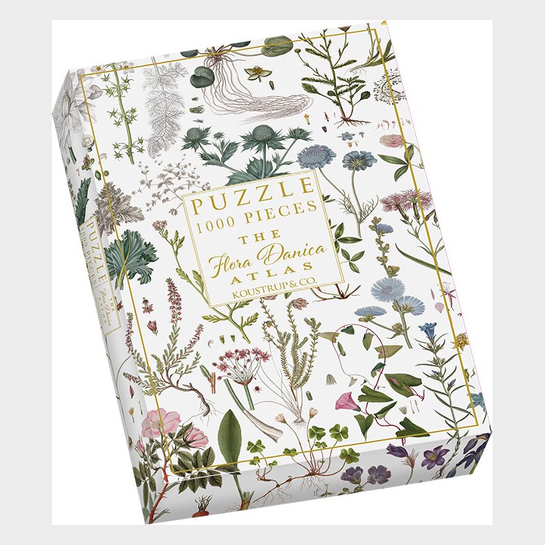 Flora Danica Puslespil - 1000 Brikker - Koustrup & Co