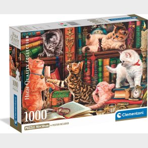 Puslespil Hqc Curious Whiskers 2026 - Compact 1000 Brikker