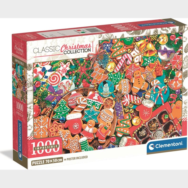 Puslespil Impossible Christmas Treats - 1000 Brikker