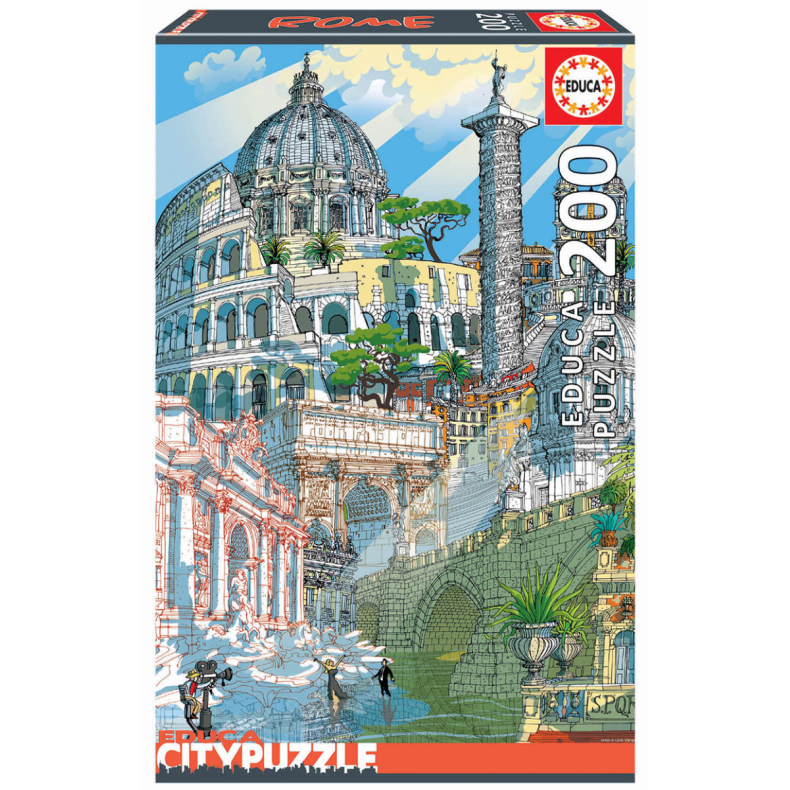 educa | Puslespil m. 200 brikker - Rom