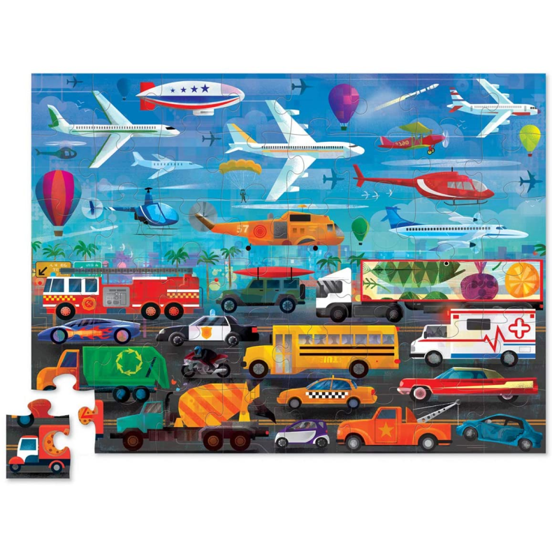 Crocodile Creek | Puslespil m. 48 brk. - Over/Under - Fartjer