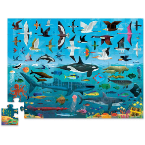 Crocodile Creek | Puslespil m. 48 brk. - Over/Under - Himmel & hav