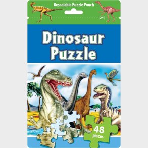 Puslespil Puzzle Bag Dinosaurus - Alligator