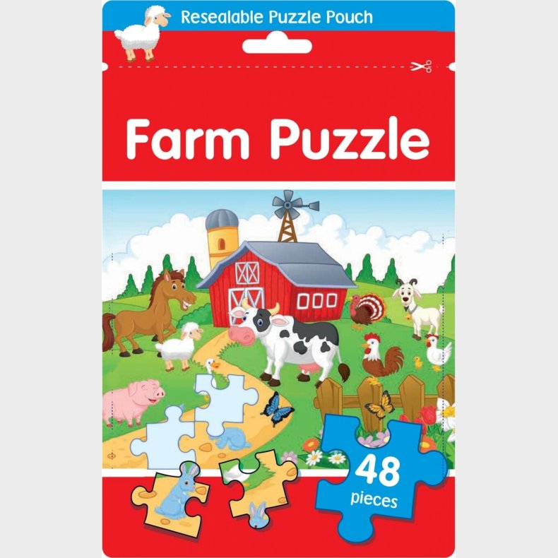 Puslespil Puzzle Bag Farm - Alligator