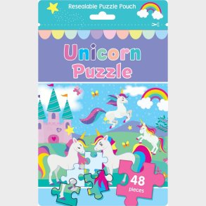 Puslespil Puzzle Bag Unicorn - Alligator
