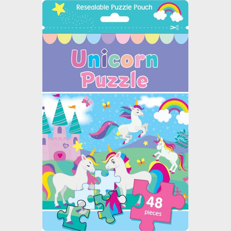 Puslespil Puzzle Bag Unicorn - Alligator