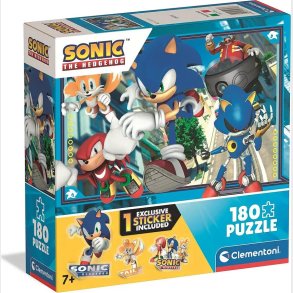 Puslespil Square Box - Sonic 3 - 180 Brikker