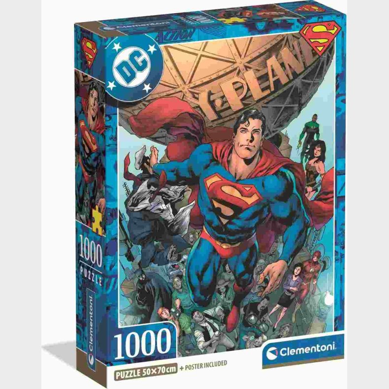 Puslespil Superman 2025 -1- Compact - 1000 Brikker