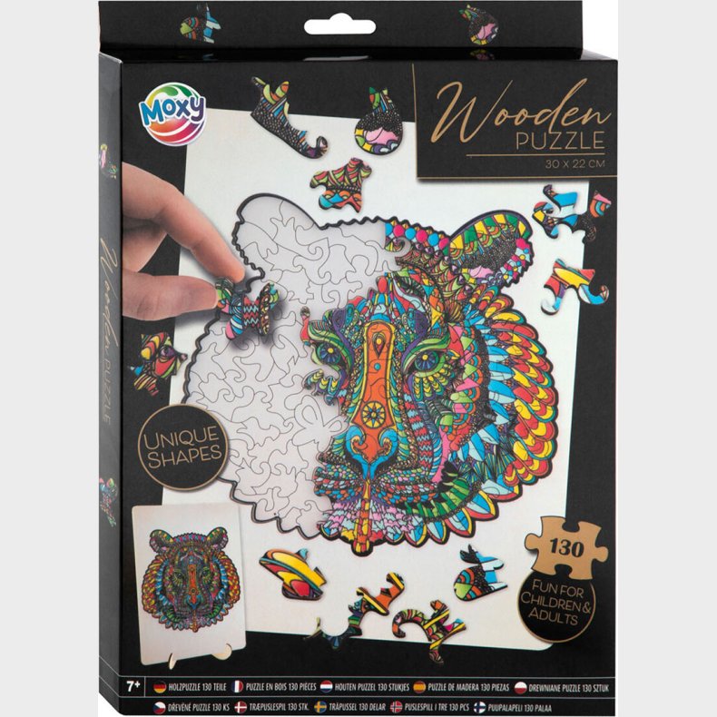 Puslespil Tr� Tiger 130 Brikker