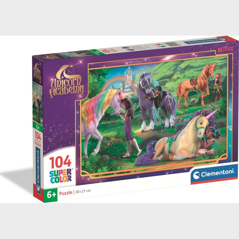 Puslespil Unicorn Academy - 2 - 2025 - 104 Brikker