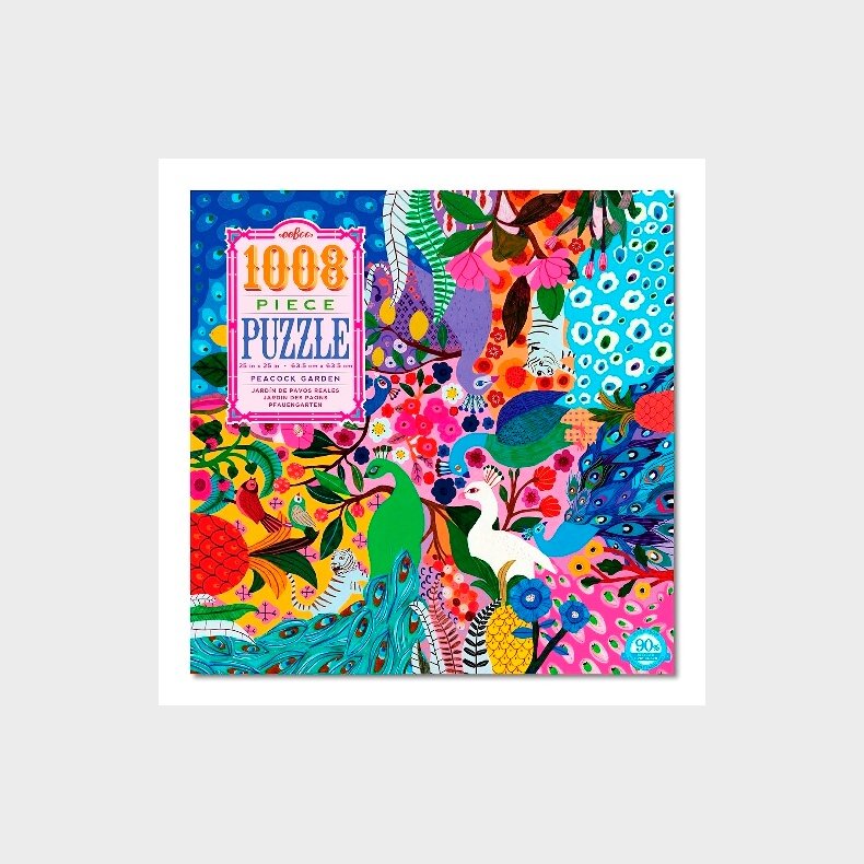 eeBoo | Puslespil med 1.008 brikker - Pfugle